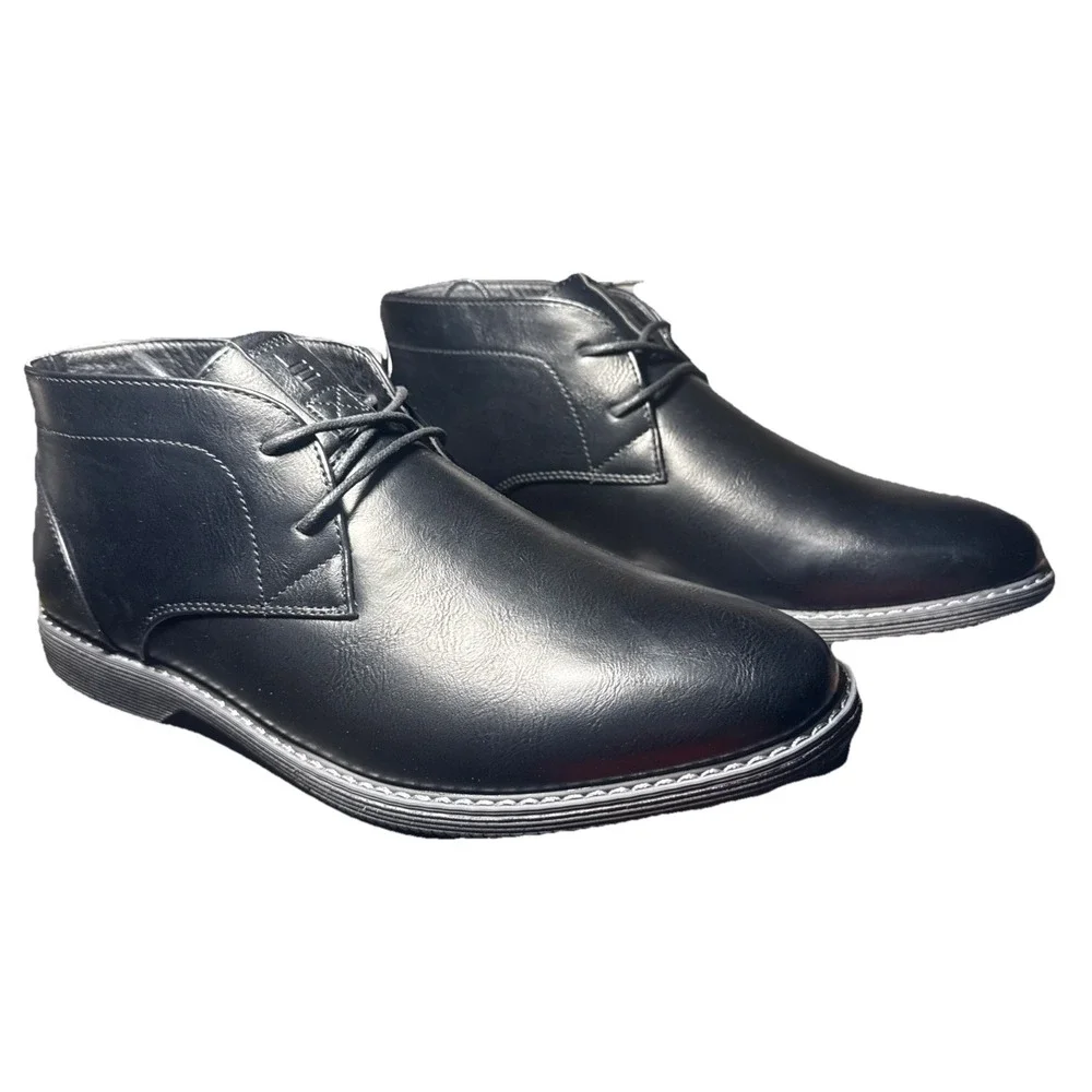 NEW London Fog LFM-Blackburn Boot, Men's Size: 10 M, Black, CL30089M (NIB)